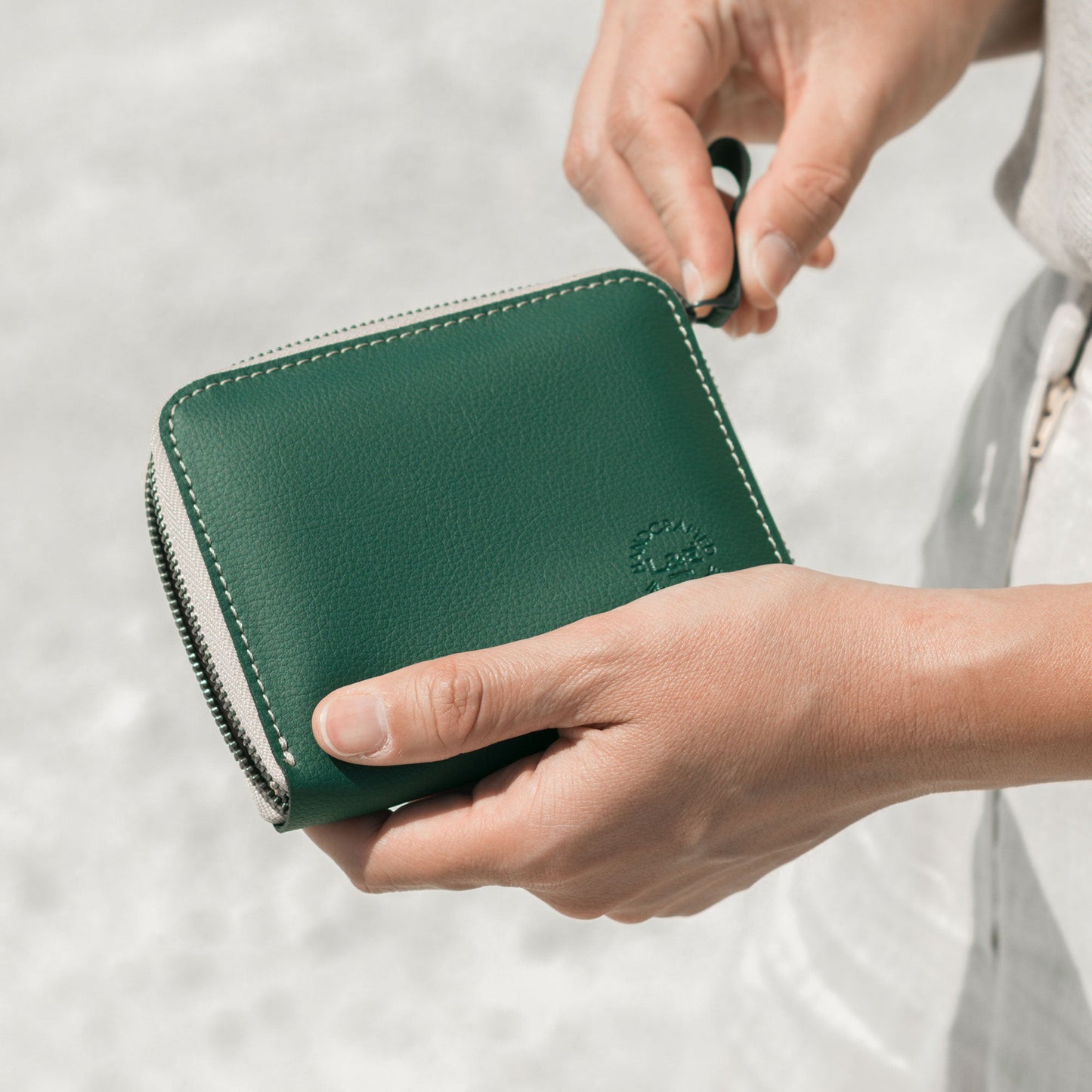 Grape Zipped Wallet - Premium Handbag & Wallet Accessories from L&E Studio