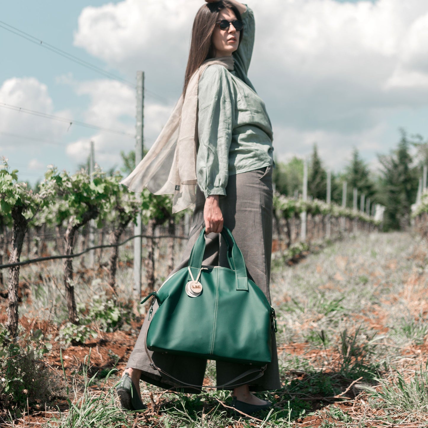 Grape Weekender - Premium Tote Bag from L&E Studio